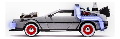Delorean De Metal A Escala 1:24 - Volver Al Futuro 3 Con Luz Gris