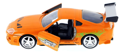 Auto A Escala 1:32 Fast & Furious - Brian's Toyota Supra Naranja