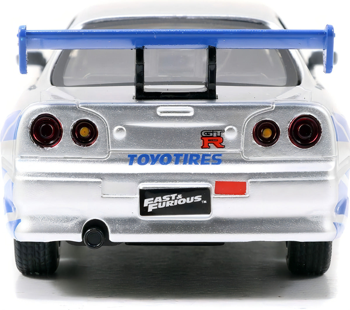 Auto A Escala 1:32 Fast & Furious Brian Nissan Skyline Gt-r Plateado