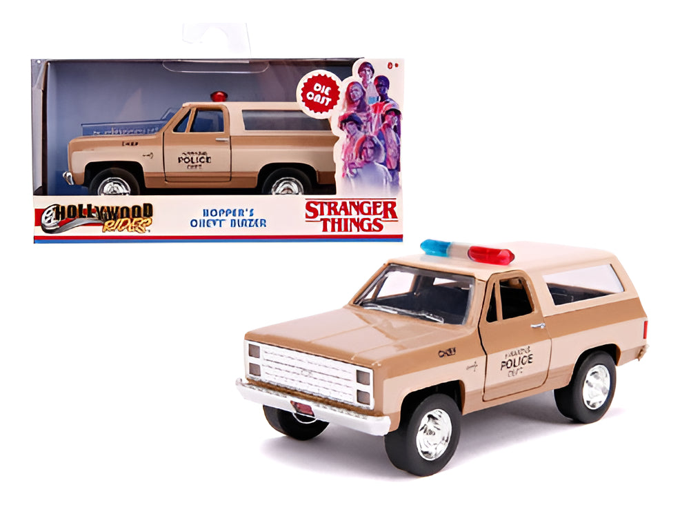 Auto A Escala 1:32 Jada Stranger Things Chevy Blazer Hopper Colorido