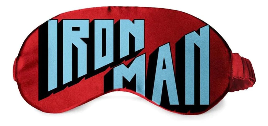Antifaz Para Descansar Rojo Edición Disney 100 Años Iron Man