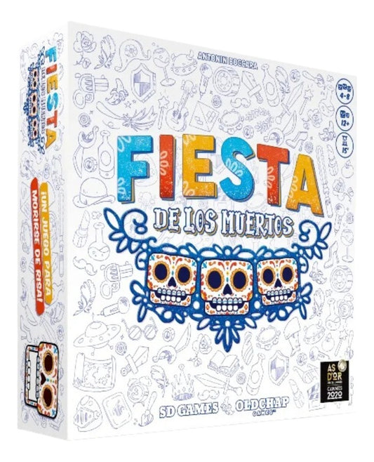 Sd Games Juego De Mesa - Fiesta De Los Muertos En Español