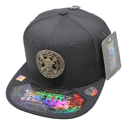 Gorra Kndit Caps One Piece - Logo Calavera Placa Metálica