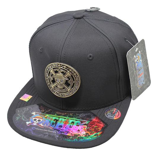 Gorra Kndit Caps One Piece - Logo Calavera Placa Metálica