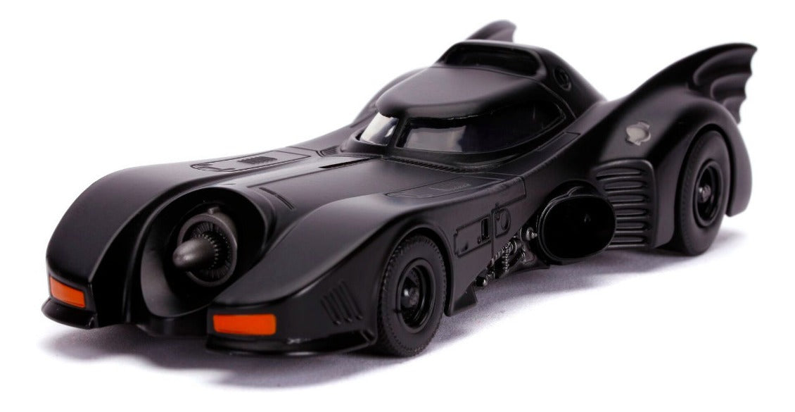 Batimovil De Metal 1:32 Con Figura Batman Tim Burton Jada