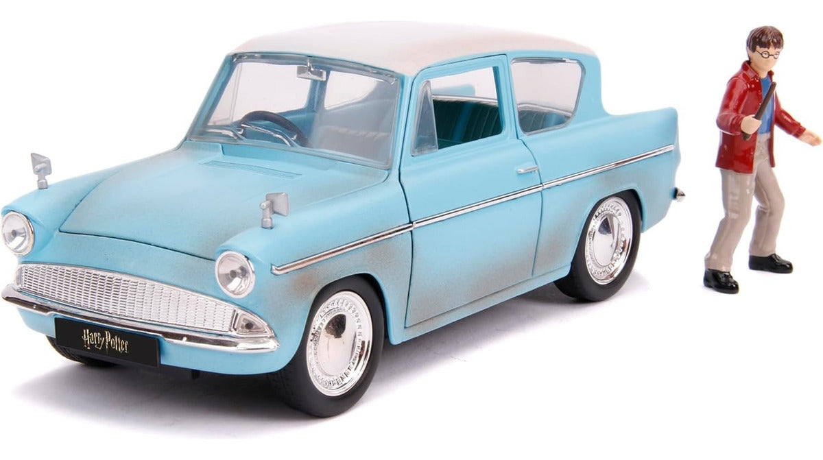 Auto A Escala Coleccionable - Ford Anglia Harry Potter 1:24