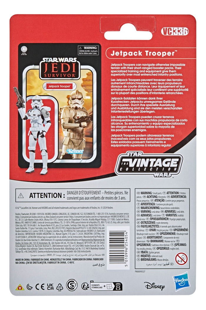 Figura De Acción Hasbro Star Wars Vintage - Jetpack Trooper
