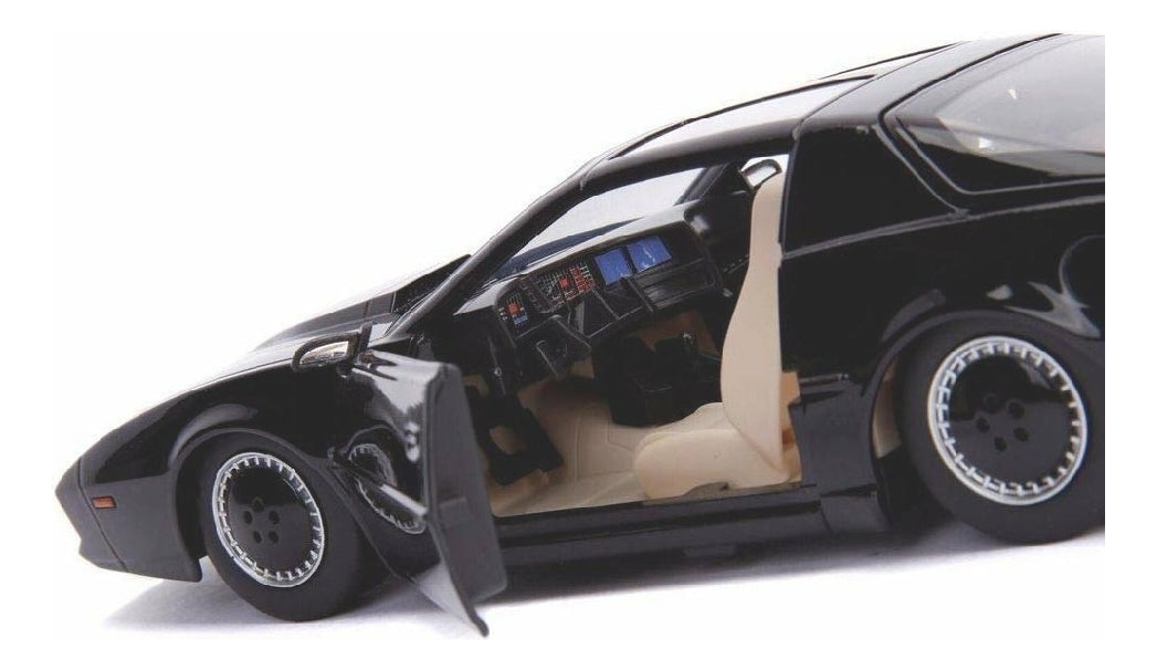 El Auto Increíble Escala 1:24 Jada Knight Rider Kitt Con Luz Negro
