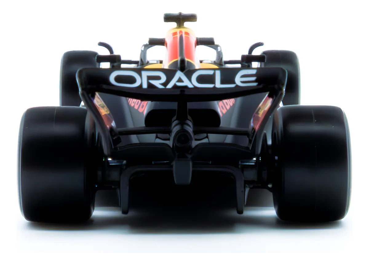 Auto A Escala 1:43 Rb21 C/casco Max Verstappen #1 Exhibidor Azul Oscuro