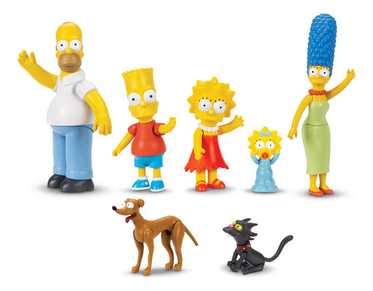Figuras De Acción 7 Piezas Los Simpsons Jakks Pacific