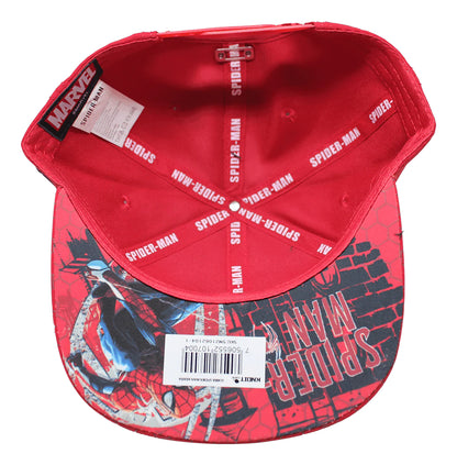 Gorra Kndit Caps Marvel Spiderman Placa De Metal