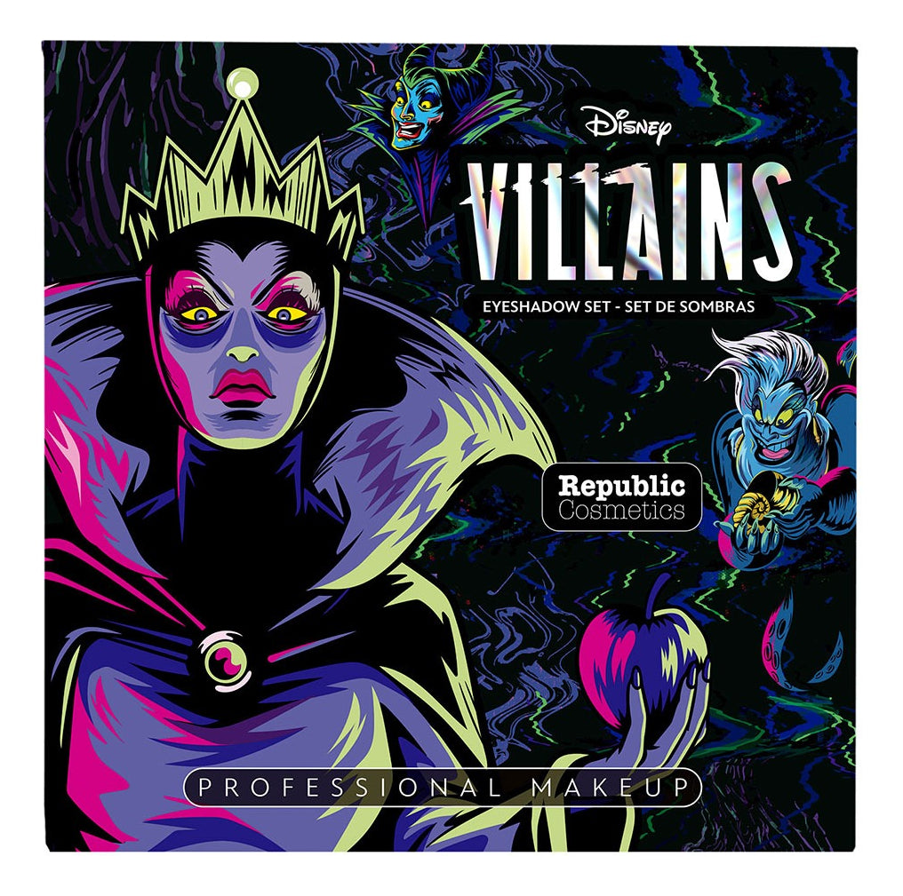 Set De Sombras Para Ojos 6 Tonos - Disney Villanas