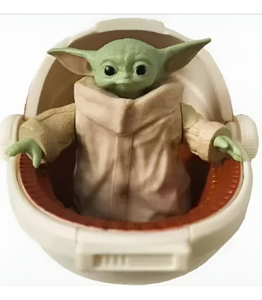 Figura Hasbro Disney Star Wars - Grogu Con Hover Pram