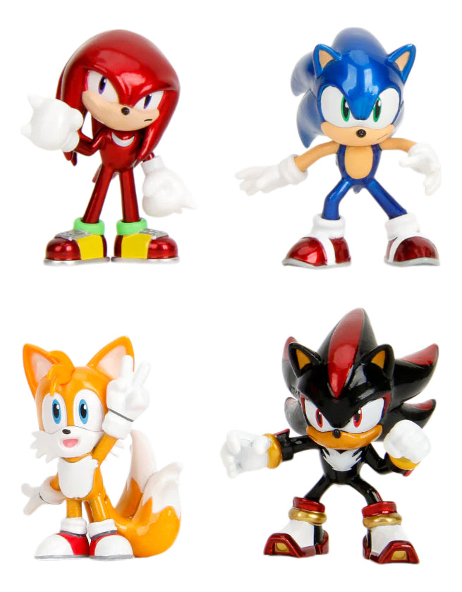 Set De 4 Figuras Jada Metalfigs - Sonic The Hedgehog 2.5''
