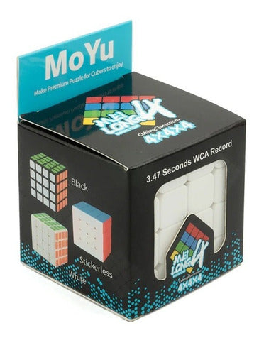 Cubo 4x4 Stickerless Moyu Meilong 4 Profesional Speedcubing