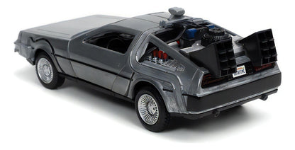 Delorean De Metal A Escala 1:32 - Volver Al Futuro 1 Jada