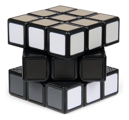 Cubo Rubik's Tonos Grises Edición Merlina - Base De Dedos Gris