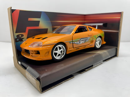 Auto A Escala 1:32 Fast & Furious - Brian's Toyota Supra Naranja