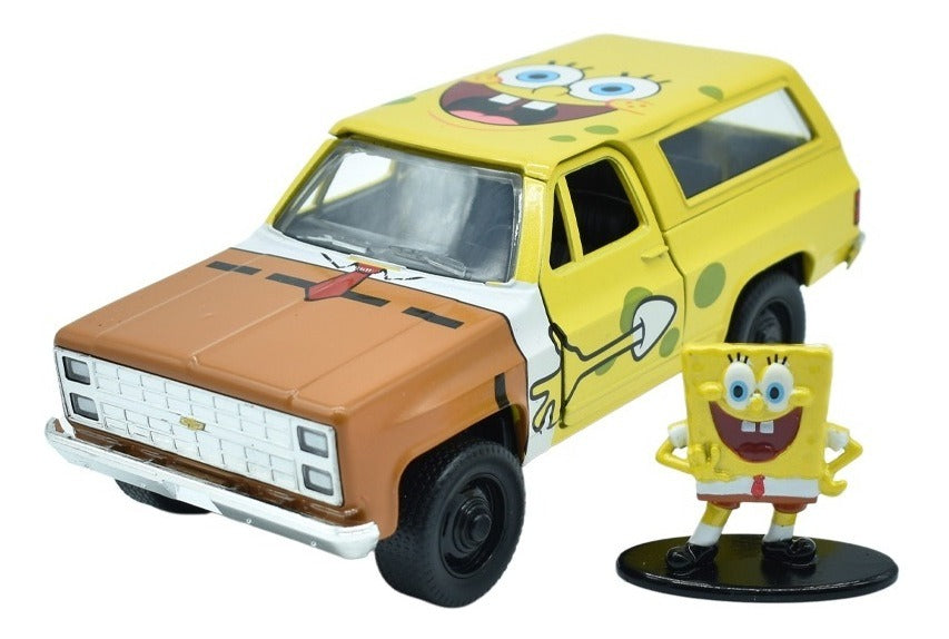 Auto A Escala Coleccionable Chevy K5 Blazer Bob Esponja 1:32