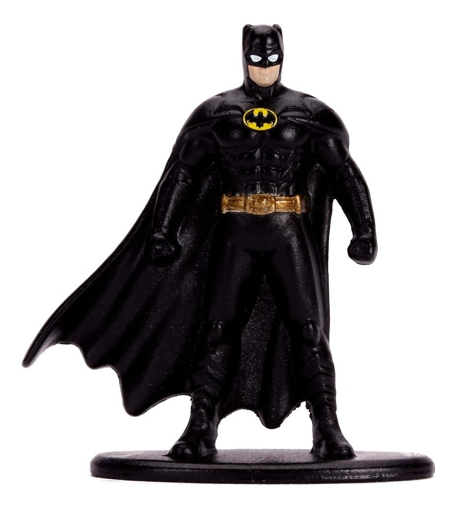 Batimovil De Metal 1:32 Con Figura Batman Tim Burton Jada
