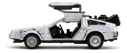 Delorean Congelado De Metal 1:32 - Volver Al Futuro 1 Jada