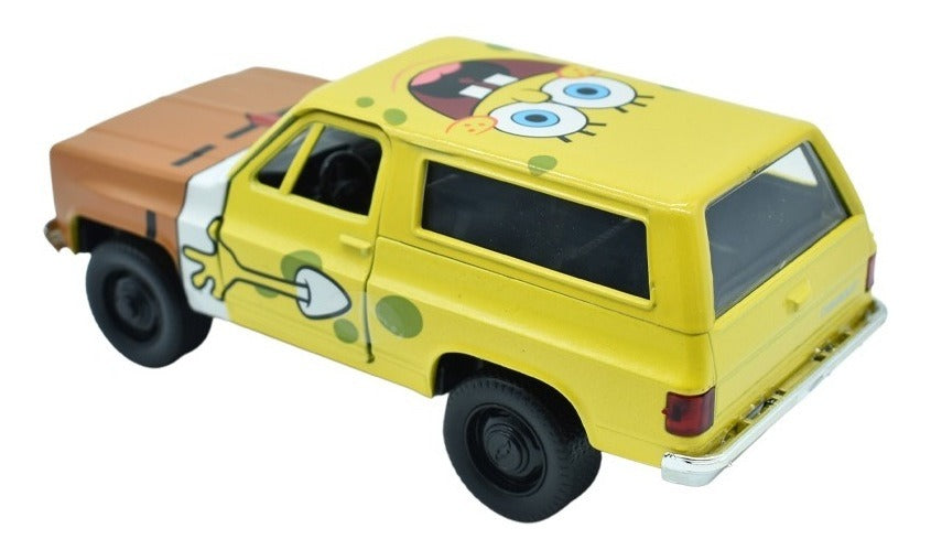 Auto A Escala Coleccionable Chevy K5 Blazer Bob Esponja 1:32