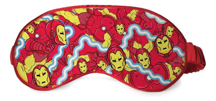 Antifaz Para Descansar Rojo Edición Disney 100 Años Iron Man