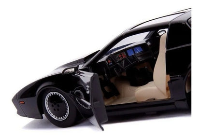 El Auto Increíble Escala 1:24 Jada Knight Rider Kitt Con Luz Negro