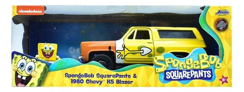Auto A Escala Coleccionable Chevy K5 Blazer Bob Esponja 1:32