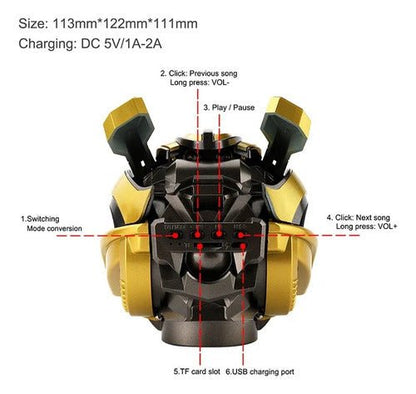 Bocina Bluetooth Portátil Transformers Bumblebee - Koh Darshan