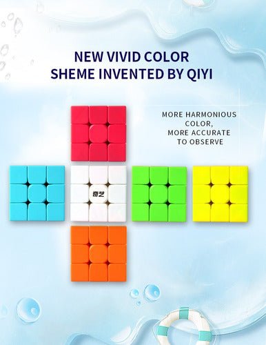 Cubo 3x3 Stickerless Speedcube Qiyi Warrior S - Koh Darshan