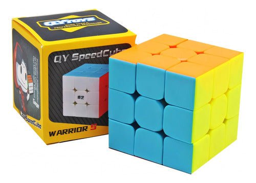 Cubo 3x3 Stickerless Speedcube Qiyi Warrior S - Koh Darshan