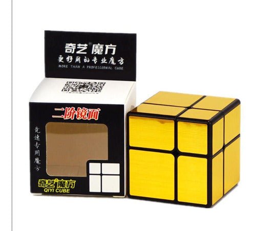 Cubo Espejo 2x2 Mirror Dorado Speedcube Qiyi - Koh Darshan