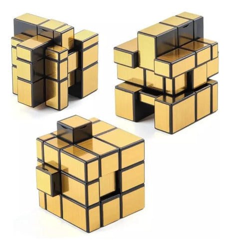 Cubo Espejo 3x3 Mirror Dorado Speedcube Qiyi - Koh Darshan