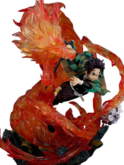 Figura Coleccionable Con Luz Led Demon Slayer Tanjiro 30 Cm - Koh Darshan