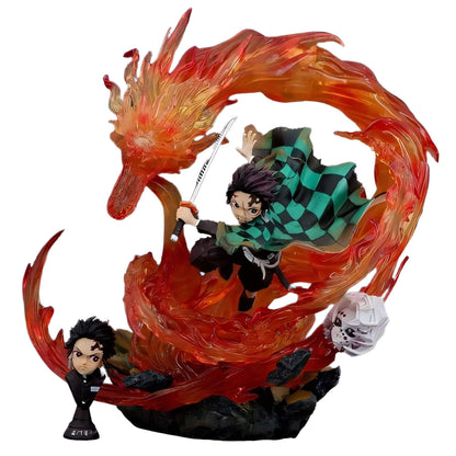 Figura Coleccionable Con Luz Led Demon Slayer Tanjiro 30 Cm - Koh Darshan