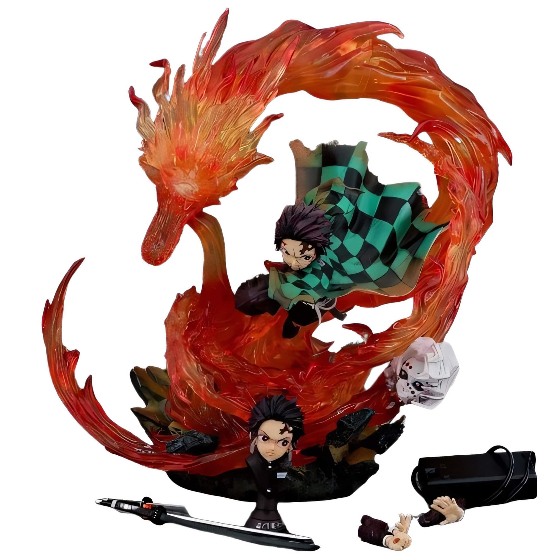 Figura Coleccionable Con Luz Led Demon Slayer Tanjiro 30 Cm - Koh Darshan