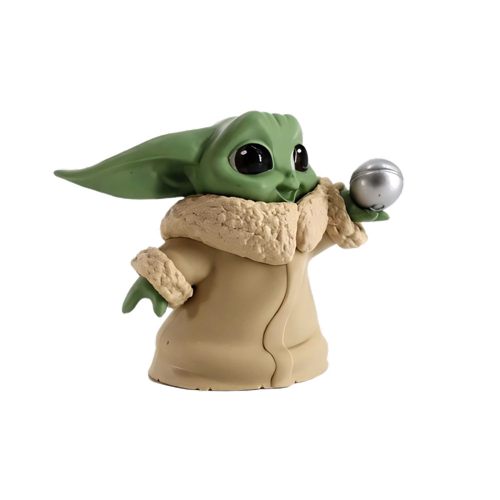 Figura Coleccionable Grogu Baby Yoda Modelo A Elegir 7 Cm - Koh Darshan