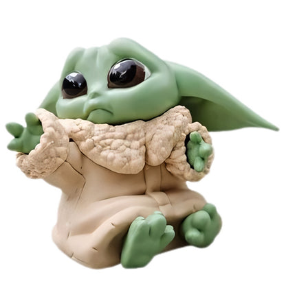 Figura Coleccionable Grogu Baby Yoda Modelo A Elegir 7 Cm - Koh Darshan