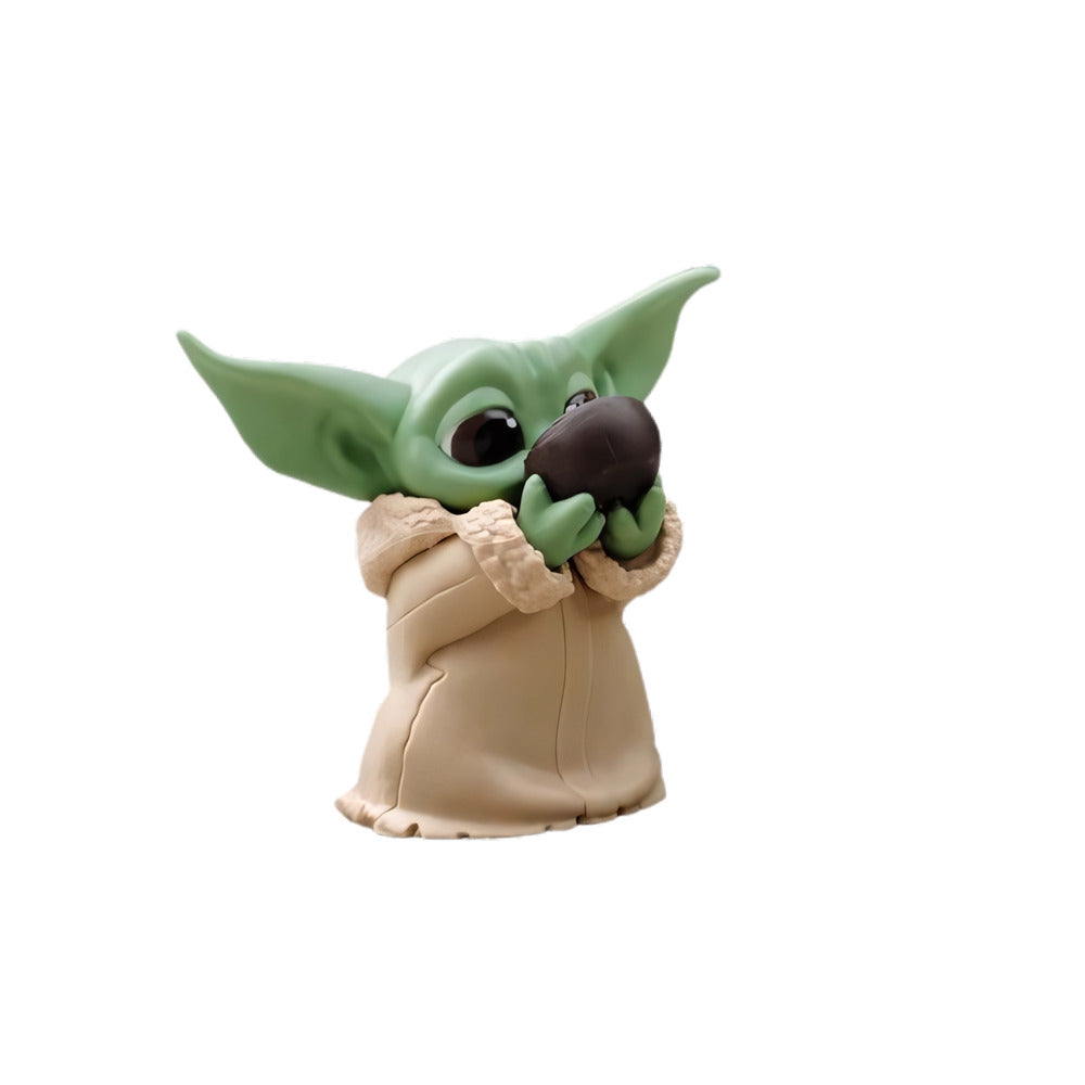 Figura Coleccionable Grogu Baby Yoda Modelo A Elegir 7 Cm - Koh Darshan