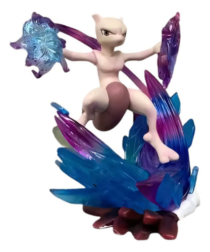 Figura Coleccionable Pokémon Con Luz Led 14 Cm - Mew Two - Koh Darshan