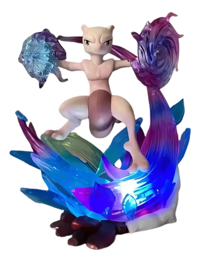 Figura Coleccionable Pokémon Con Luz Led 14 Cm - Mew Two - Koh Darshan