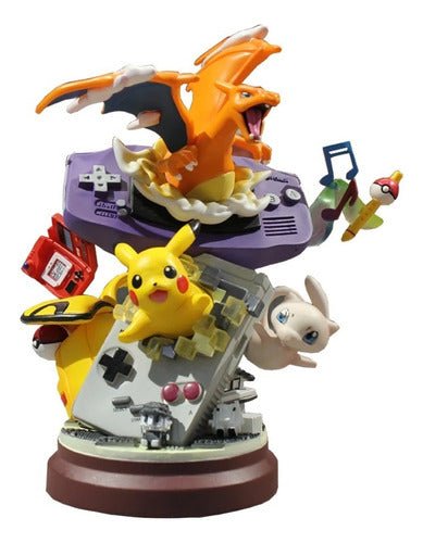 Figura Coleccionable Pokémon Game Boy Pikachu Mew Charizard - Koh Darshan