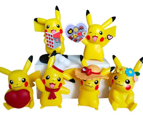 Figura Coleccionable Pokemón Pikachu Modelo A Elegir 8 Cm - Koh Darshan