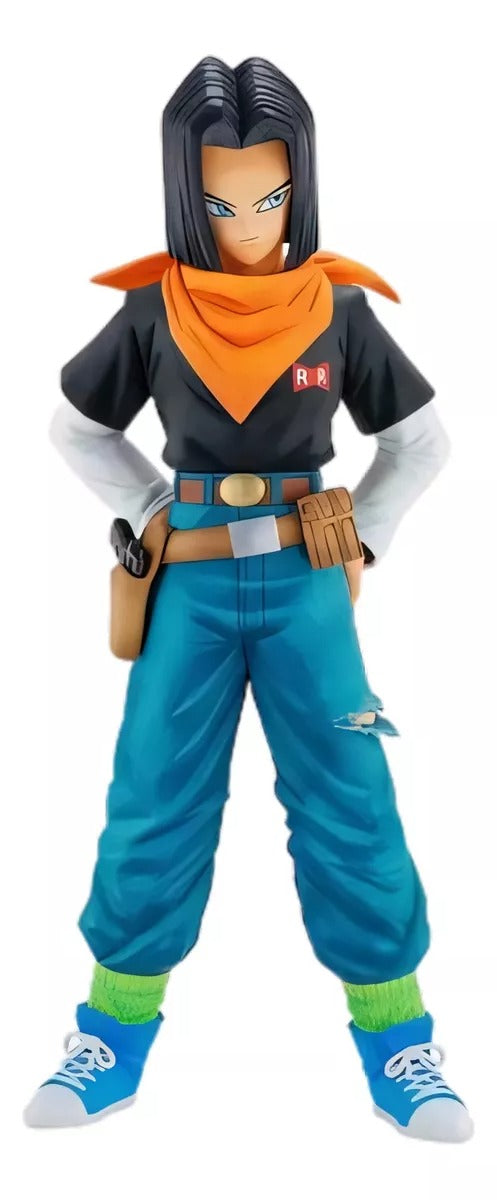 Figura Coleccionable Pvc 24 Cm - Androide 17 Dragon Ball Z - Koh Darshan