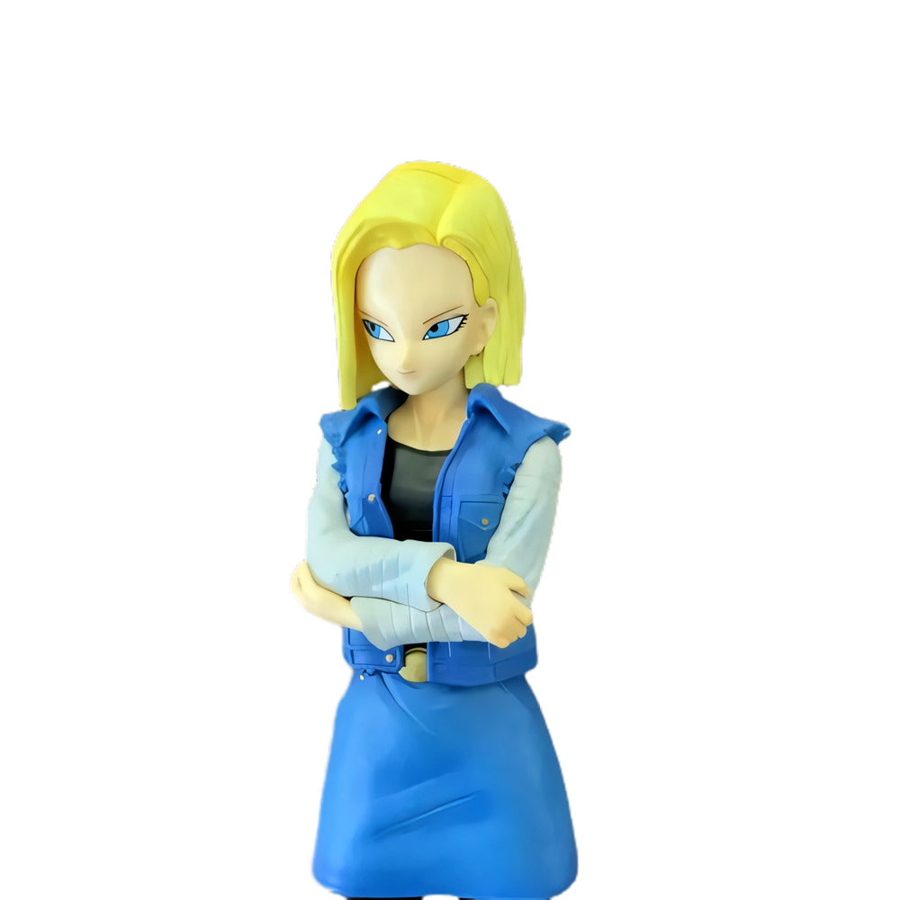 Figura Coleccionable Pvc 24 Cm - Androide 18 Dragon Ball Z - Koh Darshan