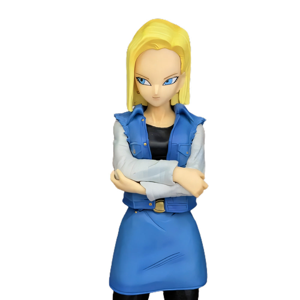 Figura Coleccionable Pvc 24 Cm - Androide 18 Dragon Ball Z - Koh Darshan