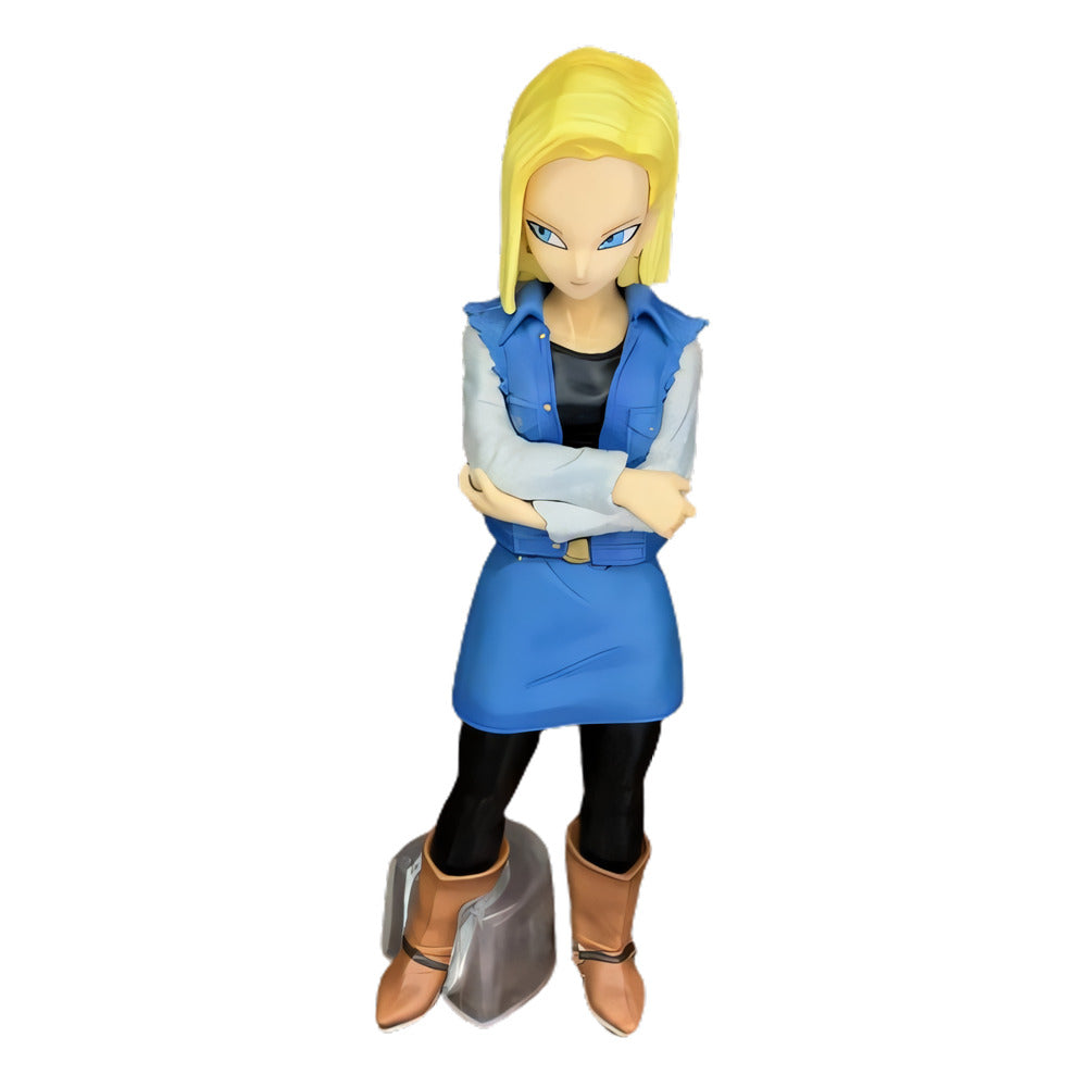 Figura Coleccionable Pvc 24 Cm - Androide 18 Dragon Ball Z - Koh Darshan