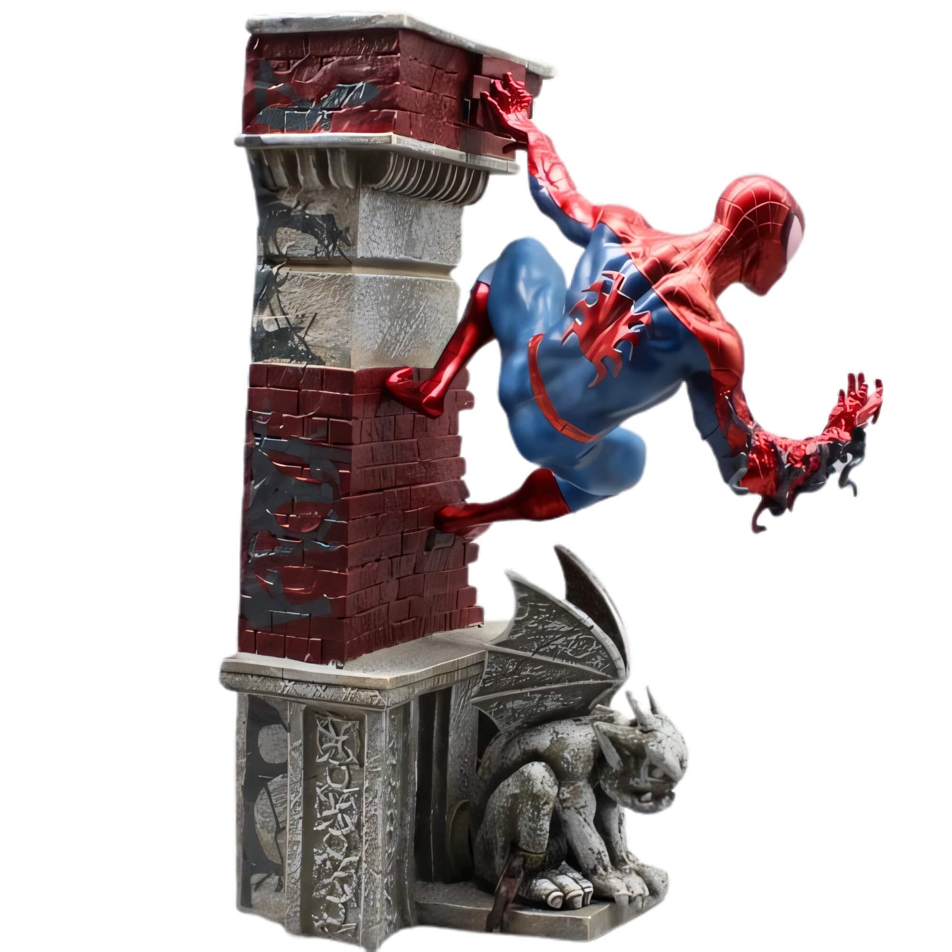 Figura Coleccionable Spiderman Y Venom 29 Cm - Koh Darshan