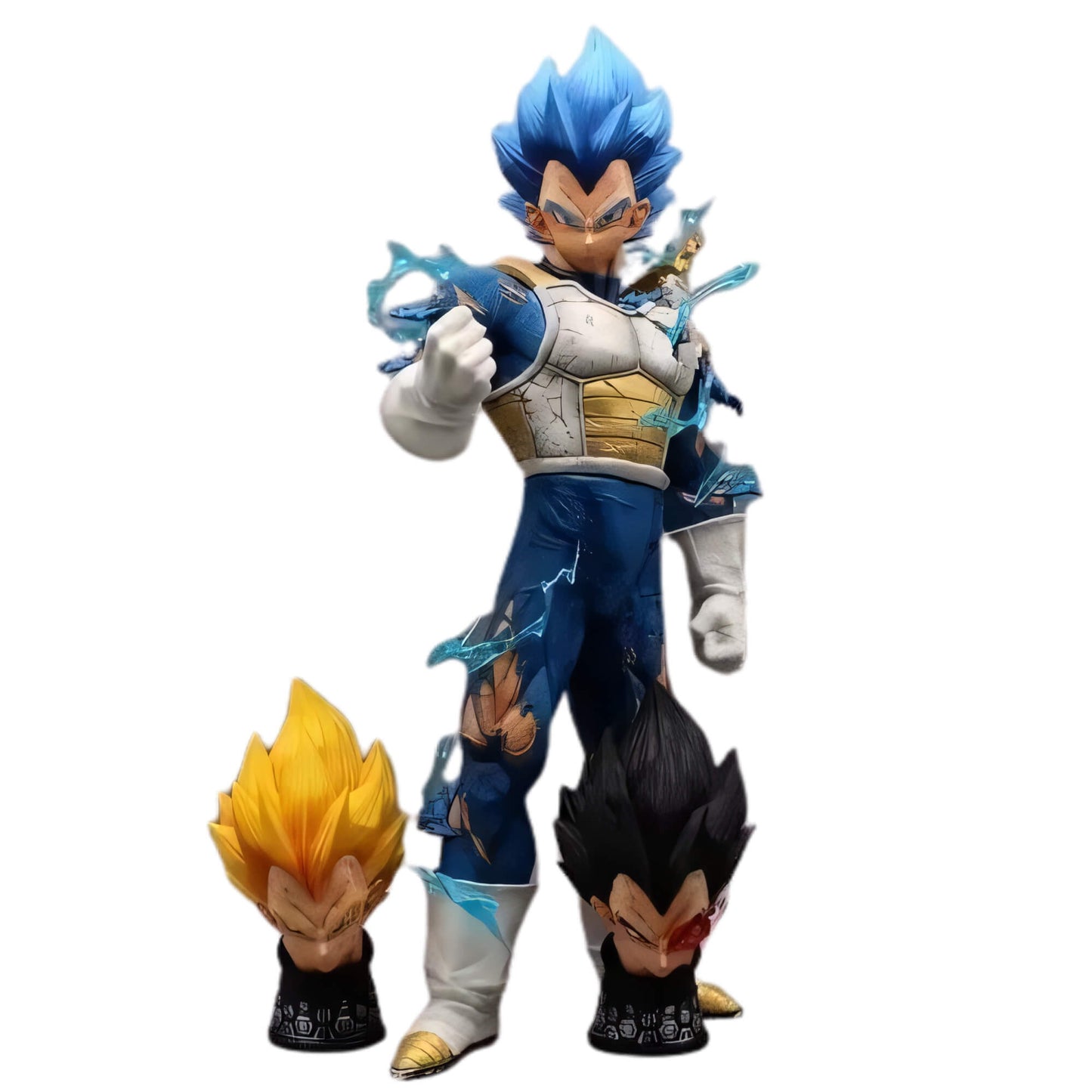 Figura De Acción Dbz Cabezas Intercambiables Led - Vegeta - Koh Darshan